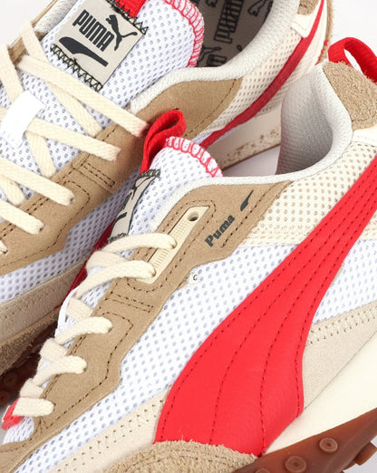 Puma Blktop Rider Preppy Trainer White/Active Red