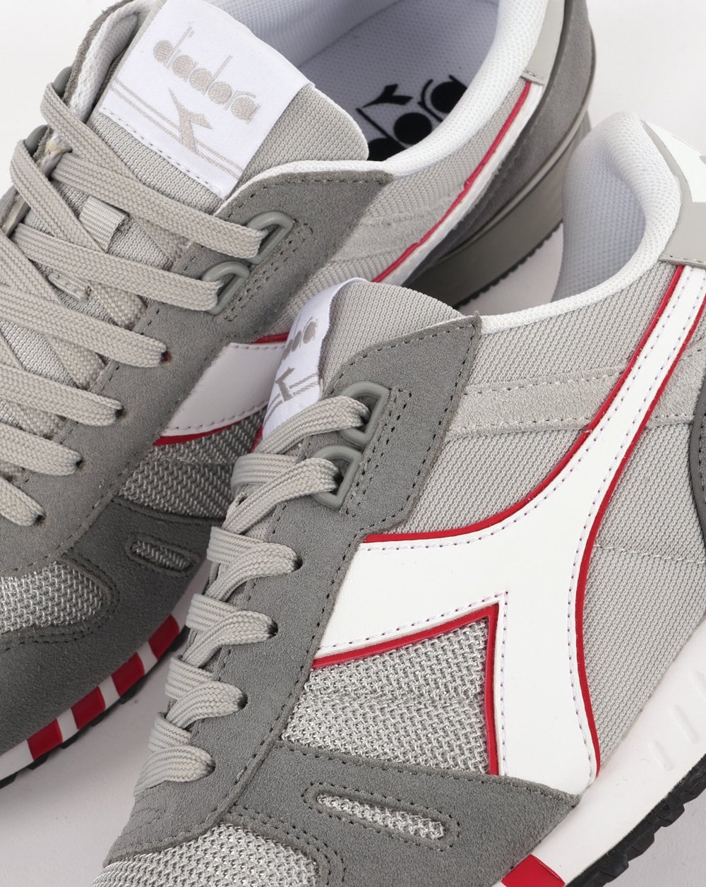 Diadora Seb Titan Trainer Grey White Red