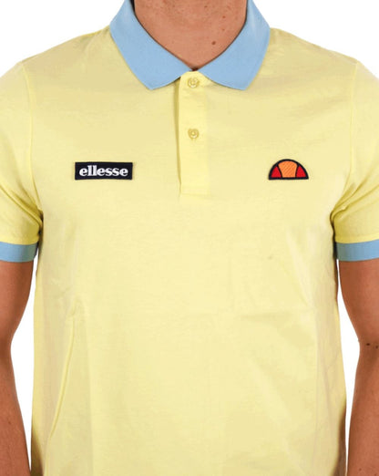 Ellesse Lessepsia Polo Shirt Light Yellow/Sky