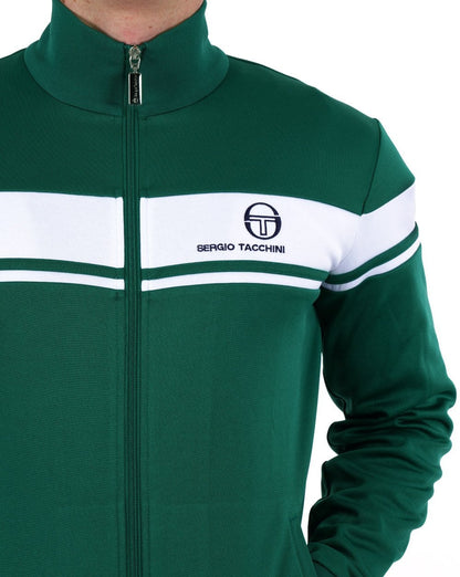 Sergio Tacchini Masters Track Top Green / White