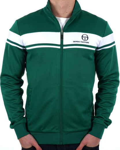 Sergio Tacchini Masters Track Top Green / White