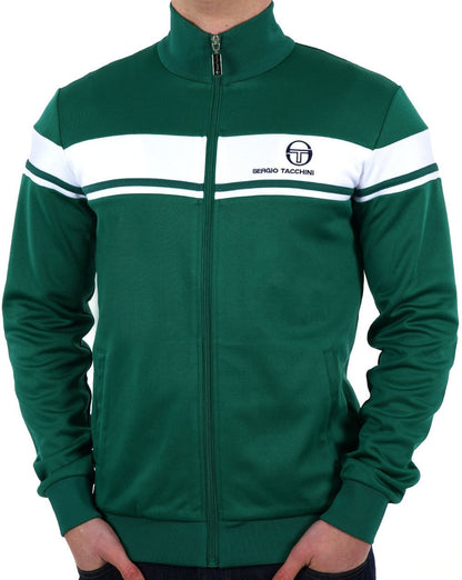 Sergio Tacchini Masters Track Top Green / White