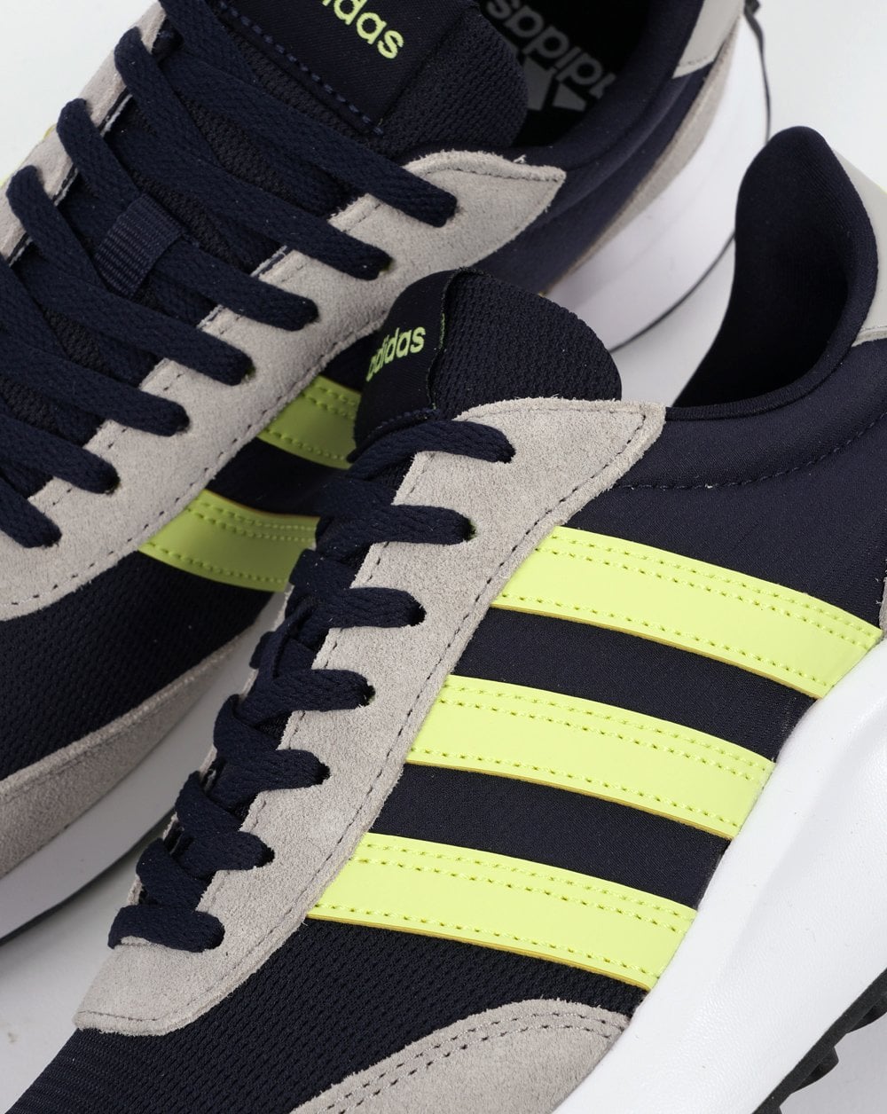 Adidas Run 70s Trainers Navy Blue/Lemon