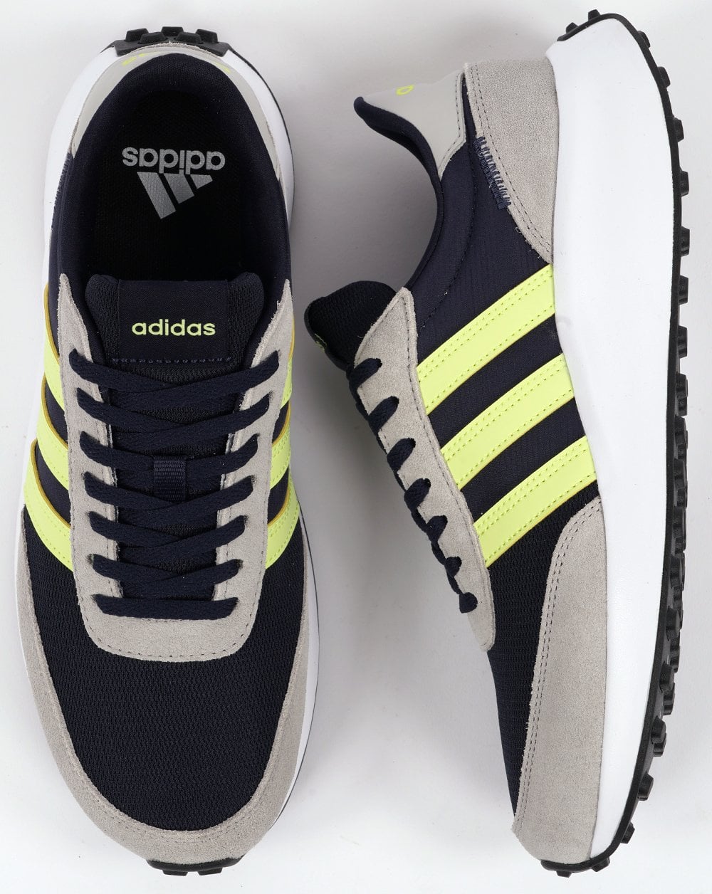 Adidas Run 70s Trainers Navy Blue/Lemon
