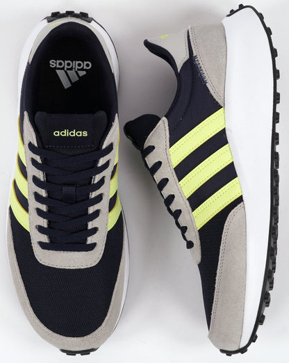 Adidas Run 70s Trainers Navy Blue/Lemon