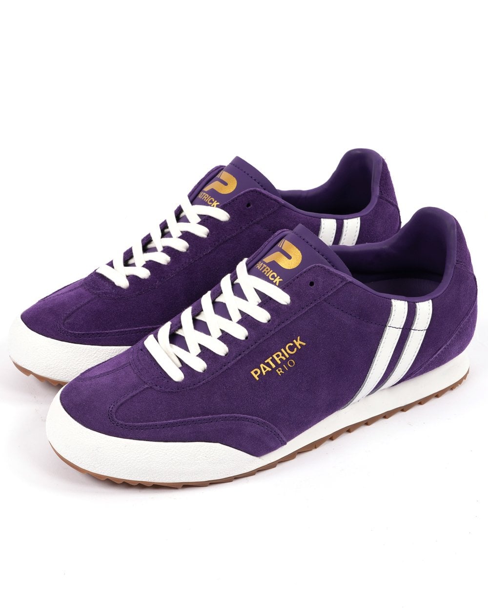 Patrick Rio Trainers Purple/White