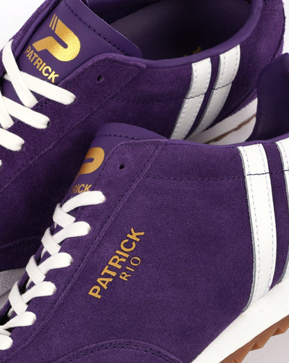 Patrick Rio Trainers Purple/White