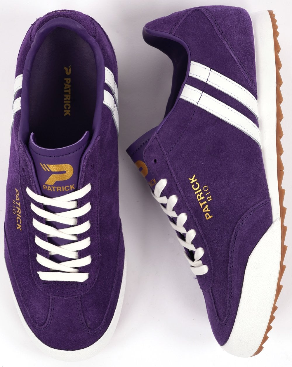 Patrick Rio Trainers Purple/White