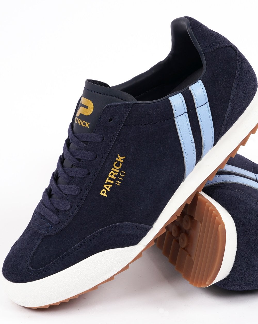 Patrick Rio Trainers Navy/Sky Blue