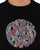 Pretty Green Mystic Paisley Logo T-shirt Black
