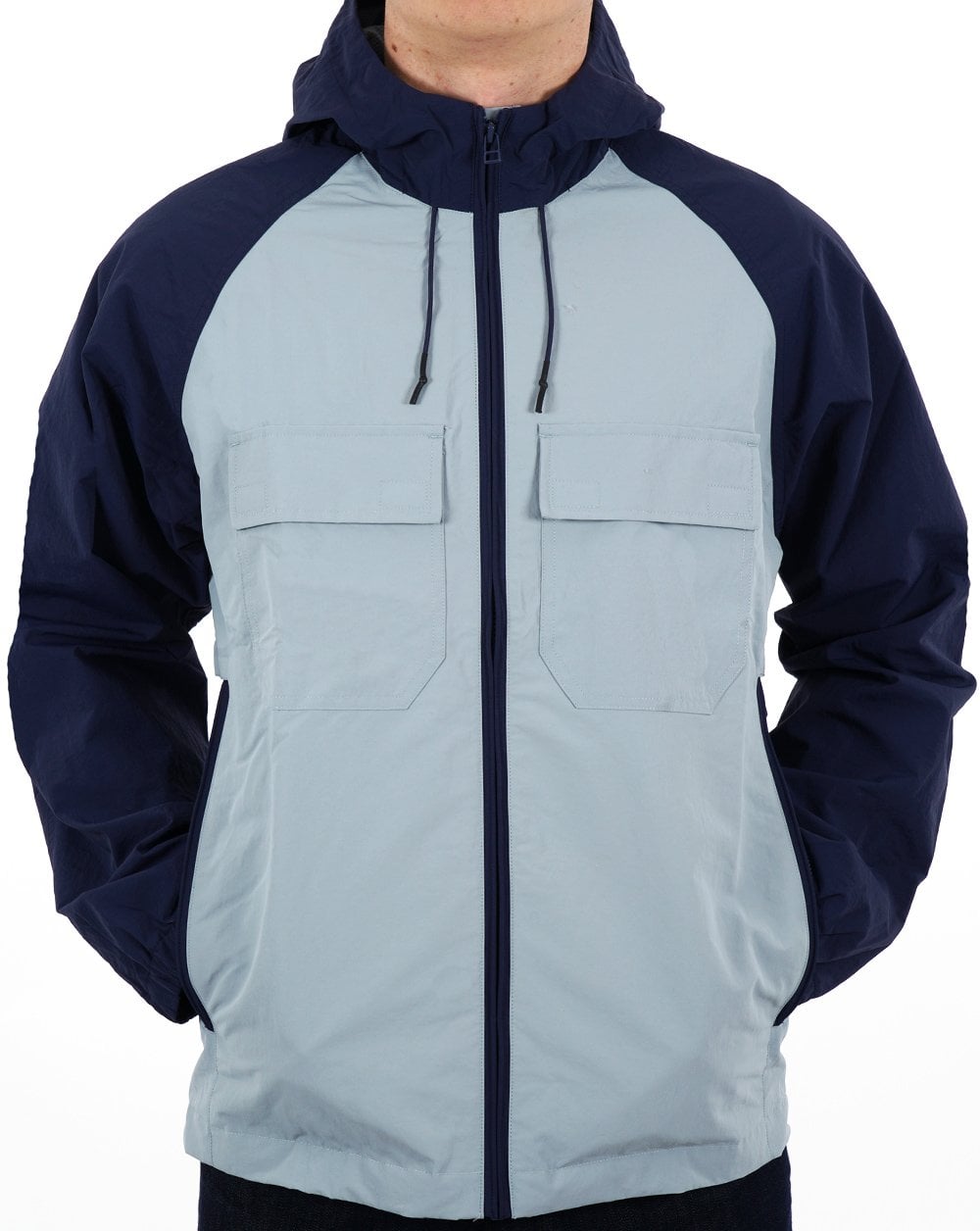 Pretty Green Prestleigh Colourblock Jacket Blue