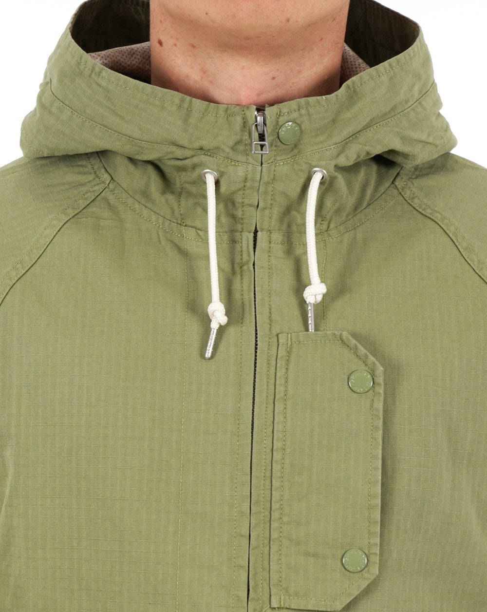 Pretty Green Prestleigh Zip Up Jacket Khaki