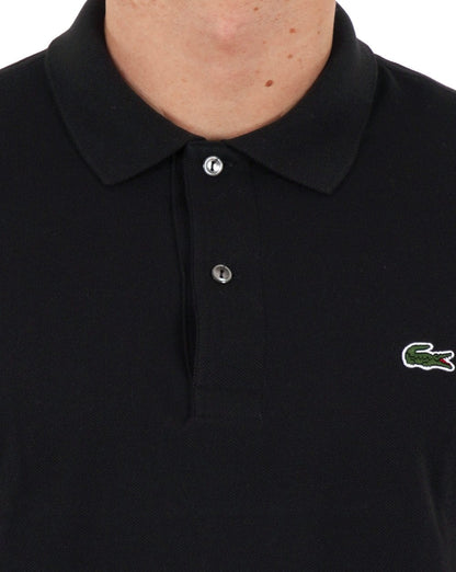 Lacoste Long Sleeve Polo Shirt Black