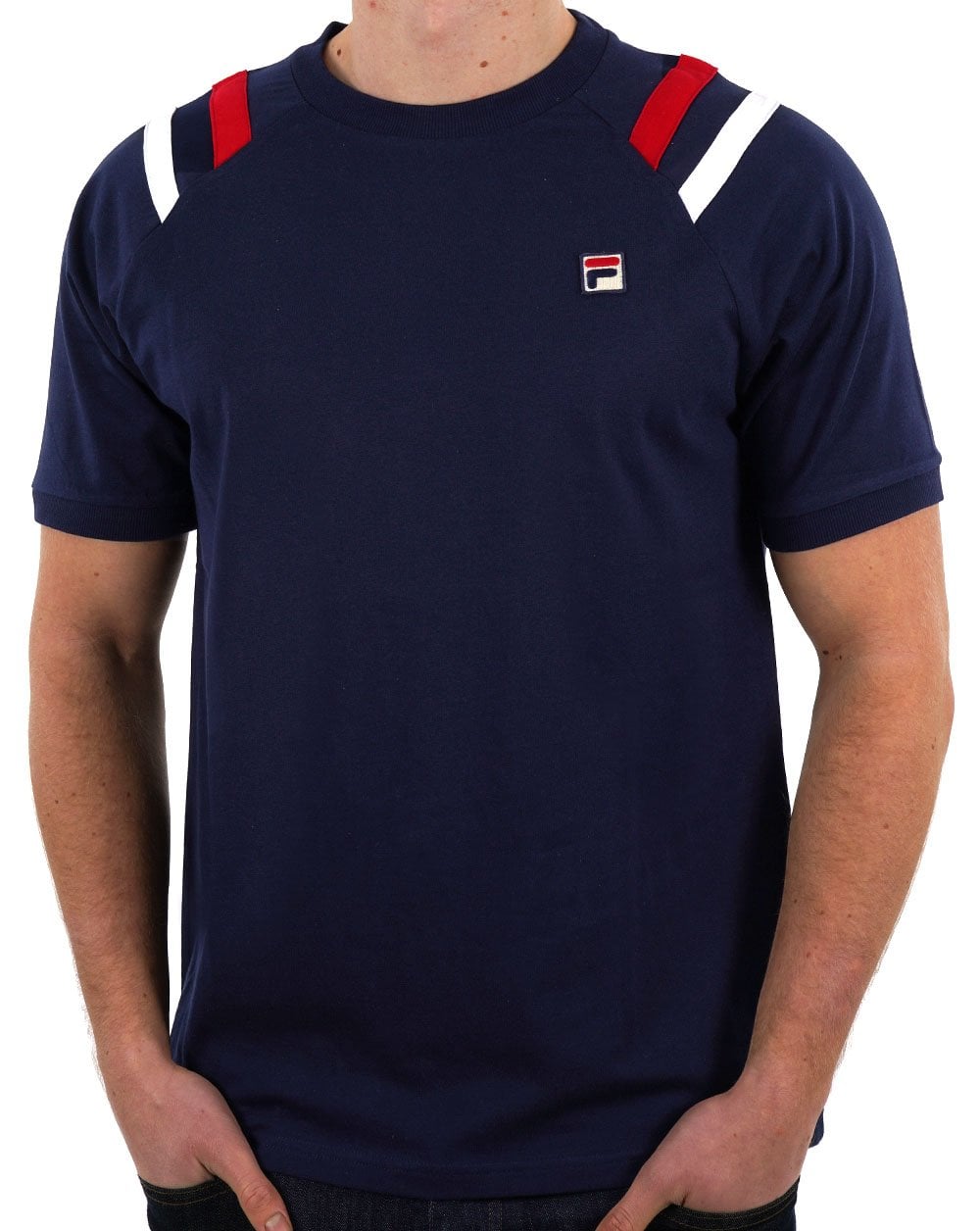 Fila Vintage Dyer Mk2 T Shirt Navy