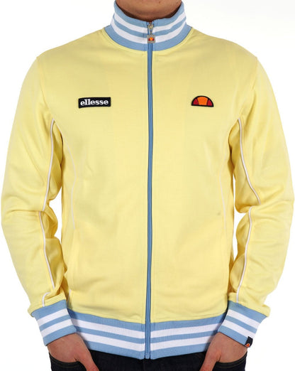 Ellesse Milan Track Top Light Yellow/Sky Blue