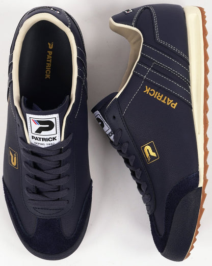 Patrick Trainers Vintage Navy - Off White