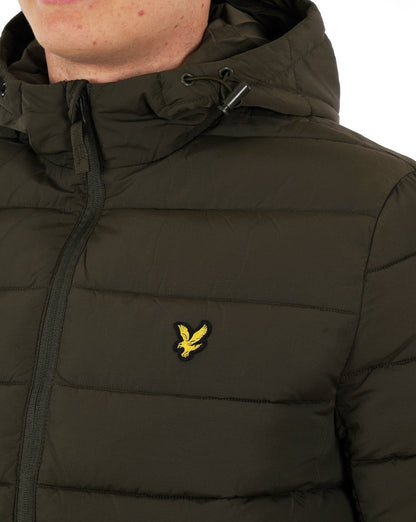 Lyle & Scott Lightweight Puffer Jacket Olive