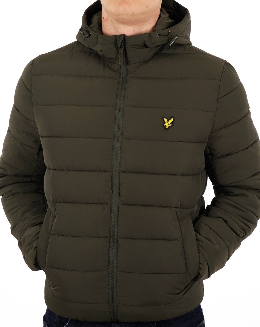 Lyle & Scott Lightweight Puffer Jacket Olive