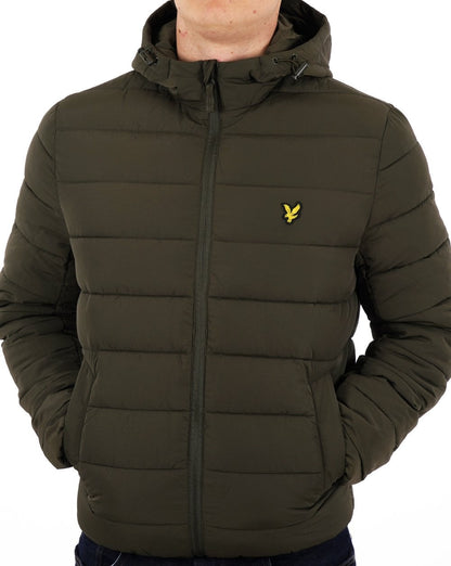 Lyle & Scott Lightweight Puffer Jacket Olive