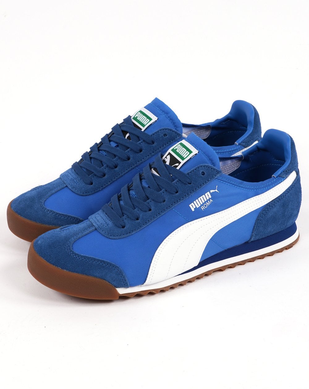 Puma Roma OG Nylon Trainer Royal Blue/White