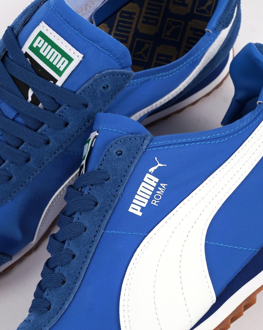 Puma Roma OG Nylon Trainer Royal Blue/White