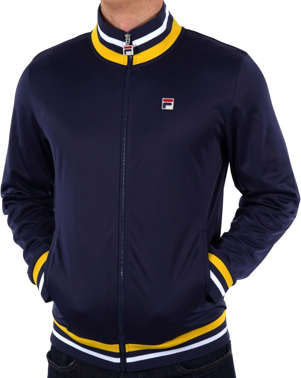 Fila Vintage Dane Track Top Navy