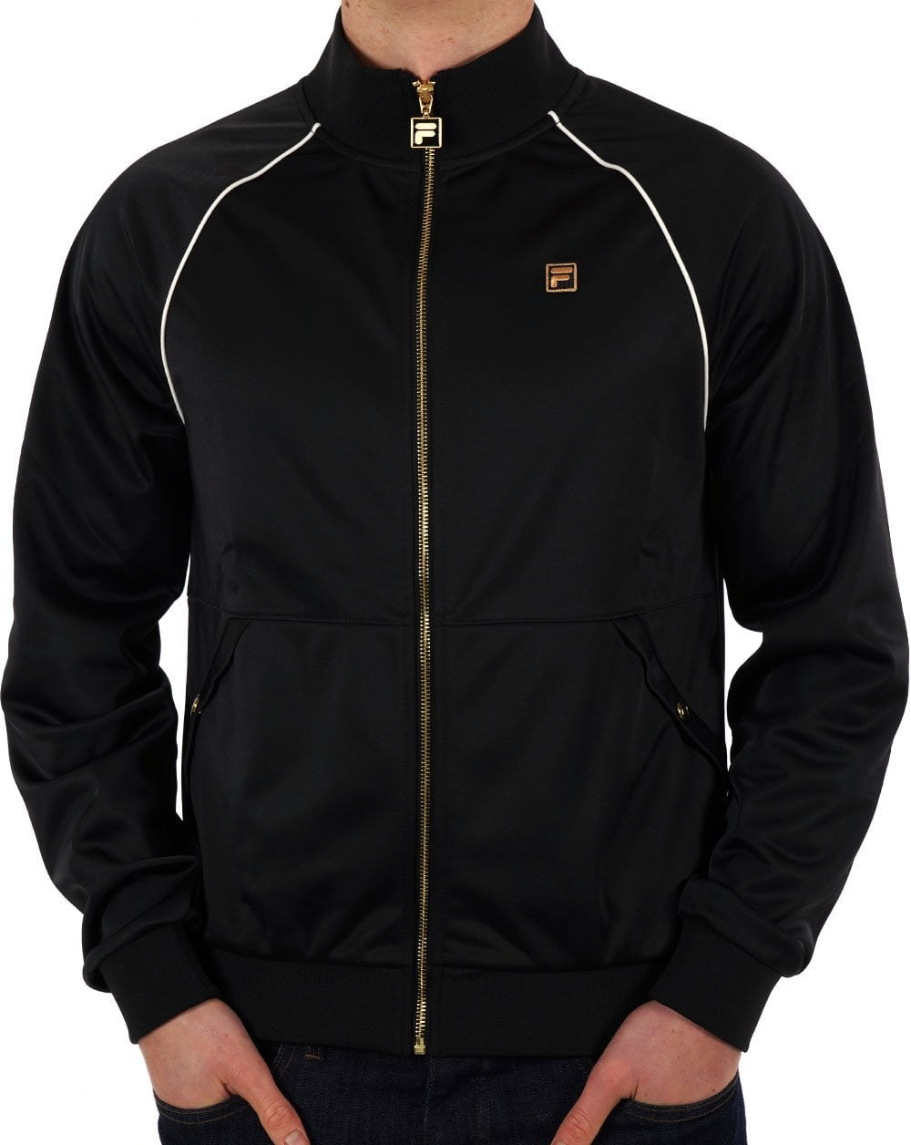 Fila Gold Tristan Track Top Black