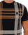 Trojan Check Panel T-shirt Black