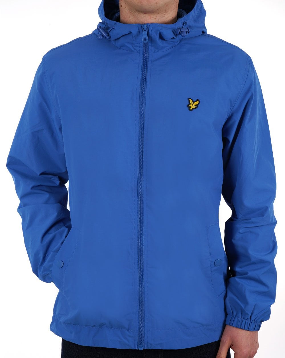 Lyle & Scott Zip Through Hooded Jacket Spring Blue