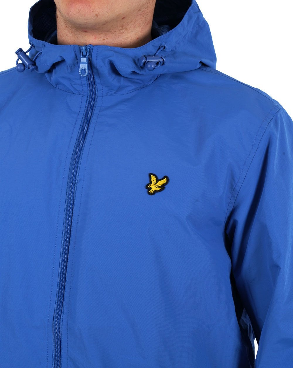 Lyle & Scott Zip Through Hooded Jacket Spring Blue