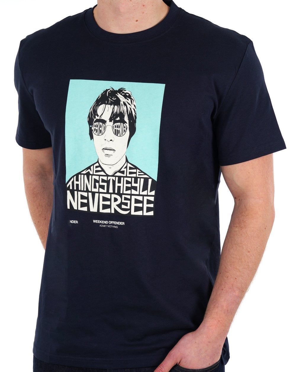 Weekend Offender Forever T-shirt Navy