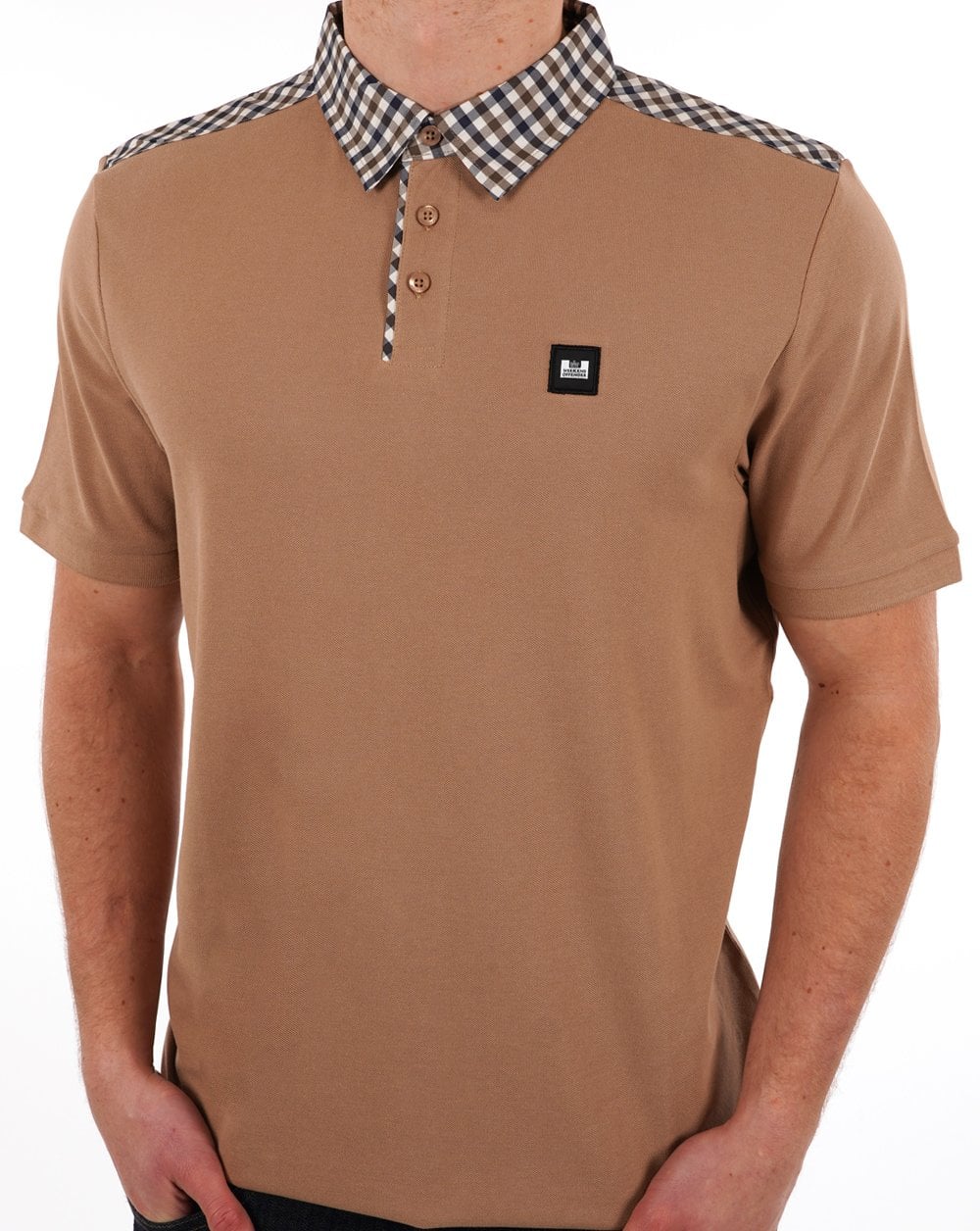 Weekend Offender Costa Polo Shirt Cognac