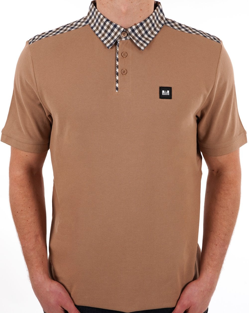Weekend Offender Costa Polo Shirt Cognac