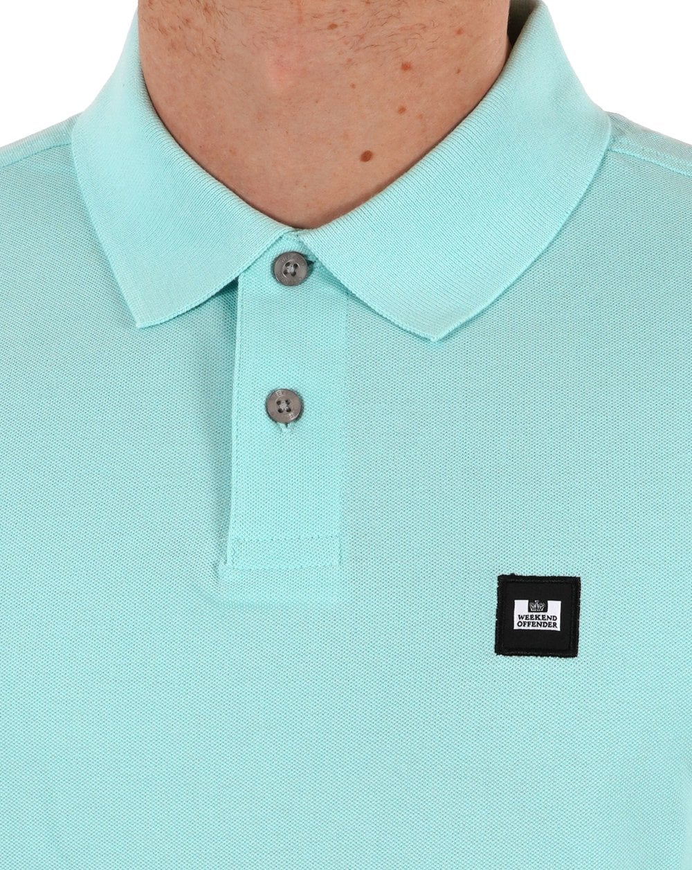 Weekend Offender Polo Shirt Light Blue