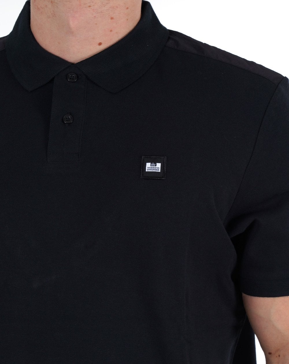 Weekend Offender Brant Polo Shirt Black