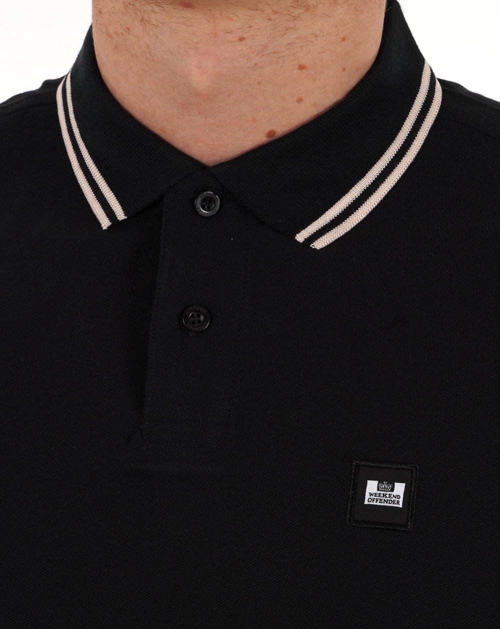 Weekend Offender Levanto Polo Shirt Black