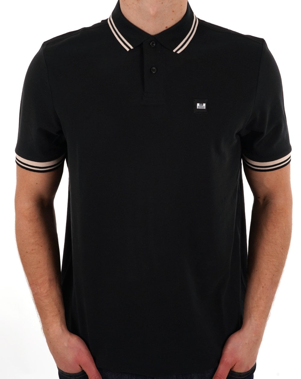 Weekend Offender Levanto Polo Shirt Black