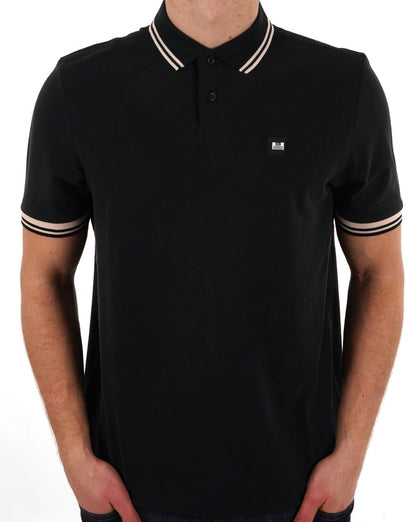Weekend Offender Levanto Polo Shirt Black