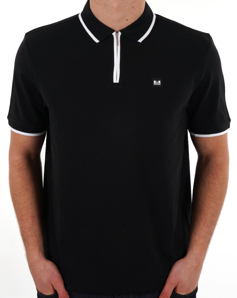 Weekend Offender Shore Polo Black/White