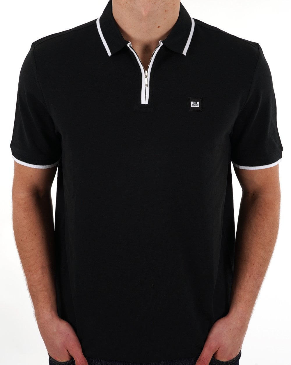 Weekend Offender Shore Polo Black/White
