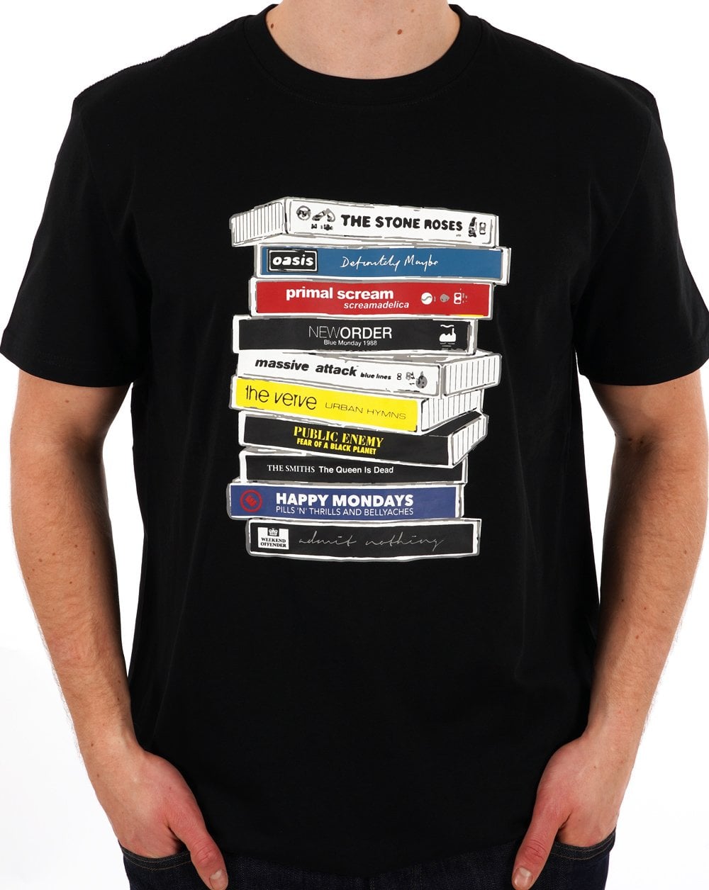 Weekend Offender Cassettes T-shirt Black
