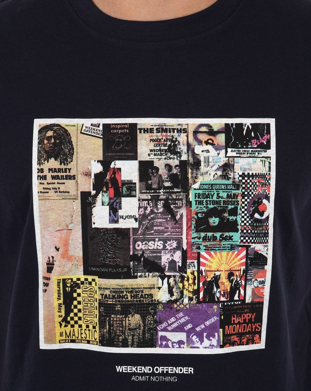 Weekend Offender Posters T-shirt Navy