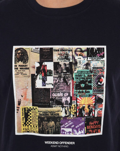 Weekend Offender Posters T-shirt Navy