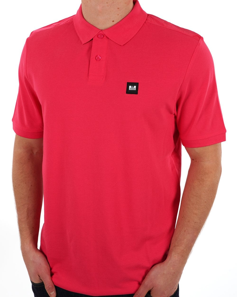 Weekend Offender Brant Polo Shirt Hot Pink