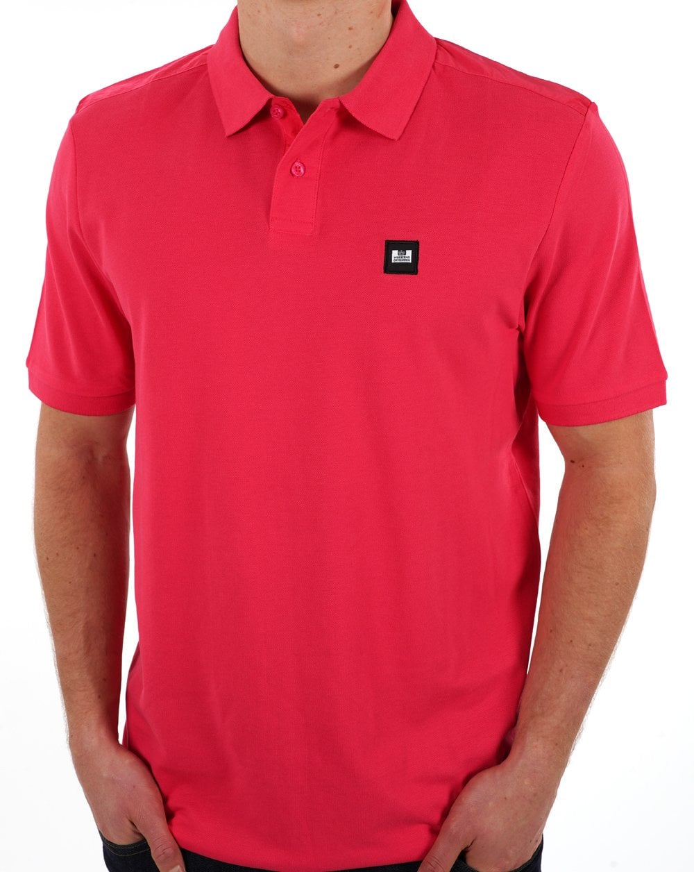 Weekend Offender Brant Polo Shirt Hot Pink