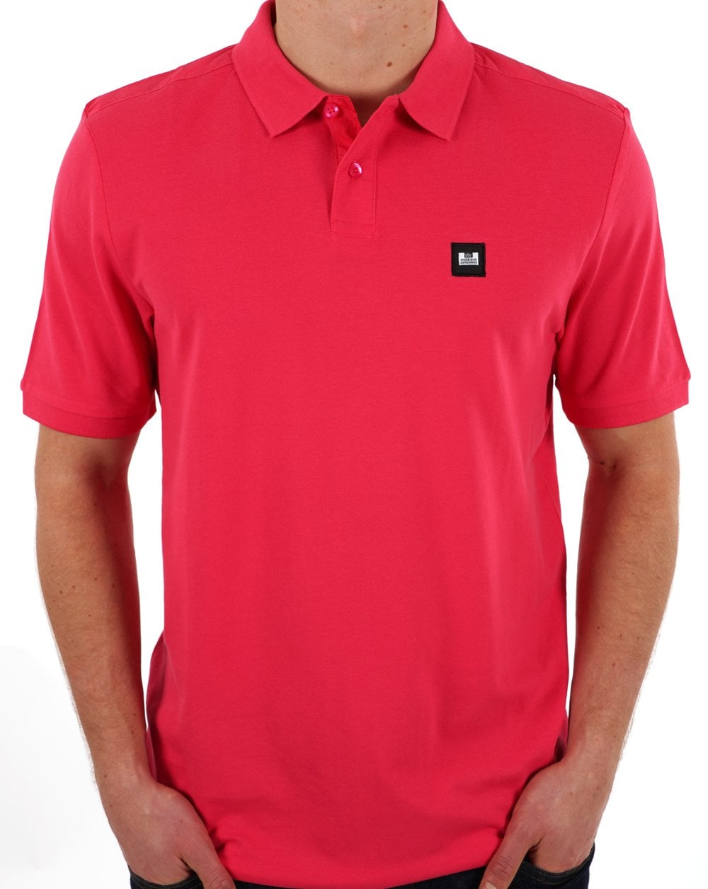 Weekend Offender Brant Polo Shirt Hot Pink