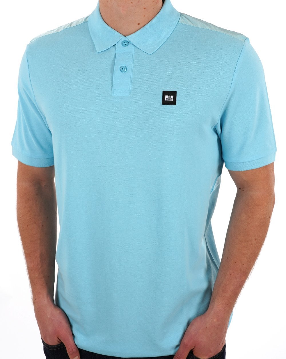 Weekend Offender Brant Polo Shirt Sky Blue
