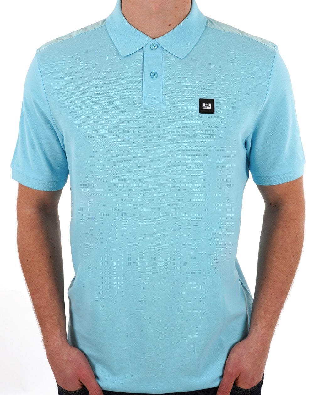 Weekend Offender Brant Polo Shirt Sky Blue