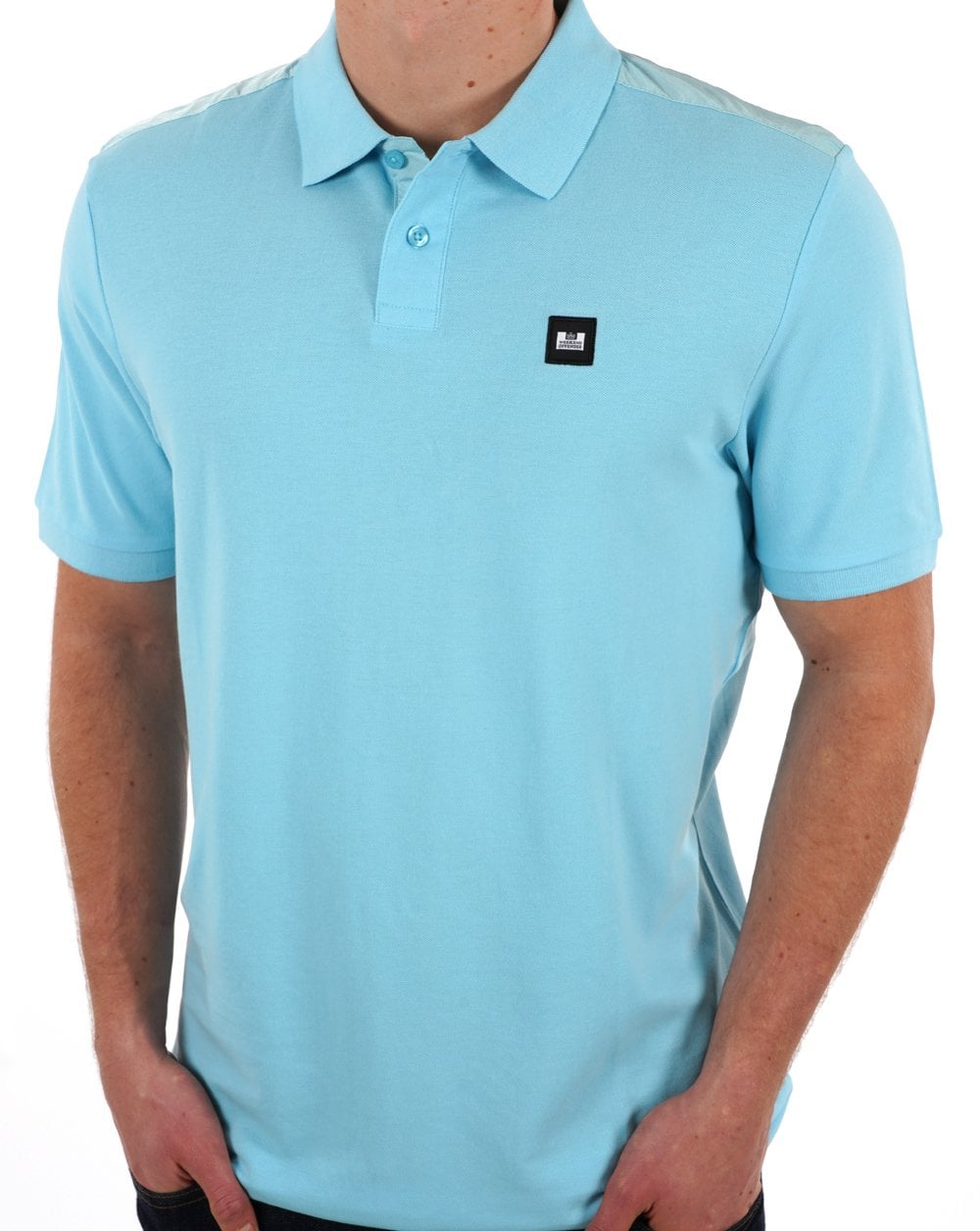 Weekend Offender Brant Polo Shirt Sky Blue