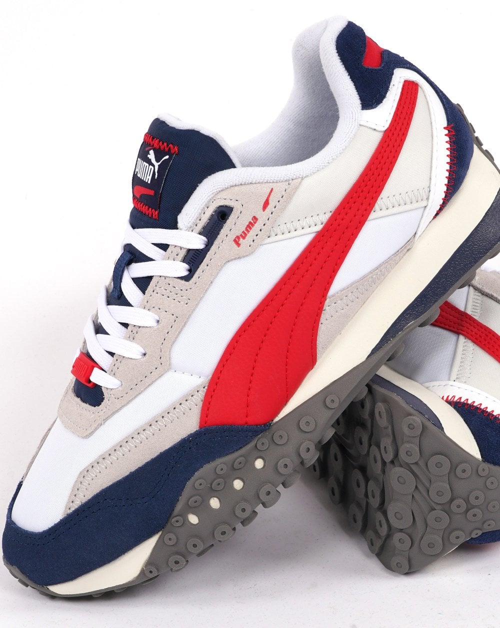 Puma Blktop Rider Trainer White/Persian Blue